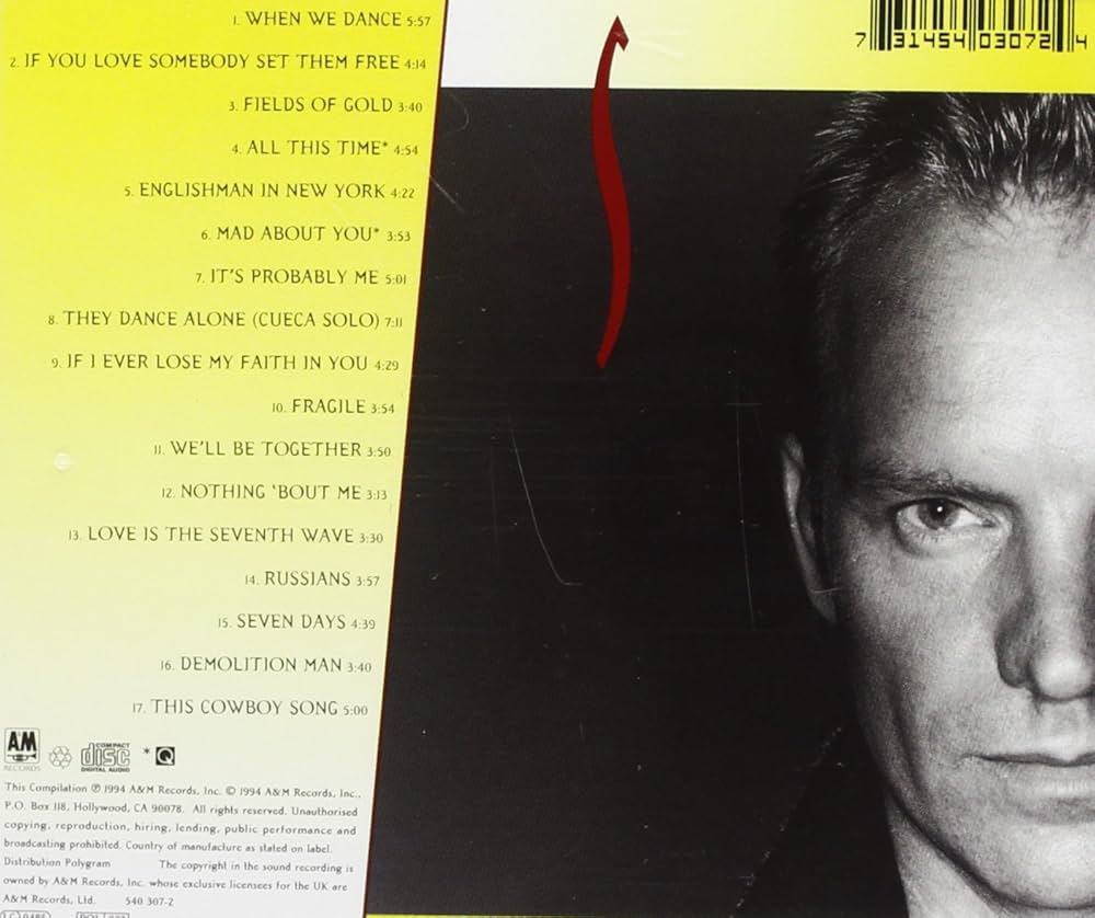 【LD】THE BEST OF STING Sting - Fields of Gold: the Best of Sting 1984-1994 - Amazon
